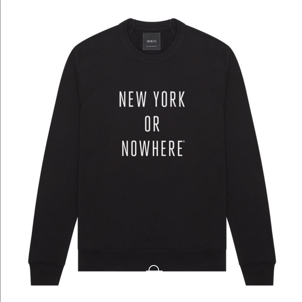 New York or Nowhere crew neck sweatshirt